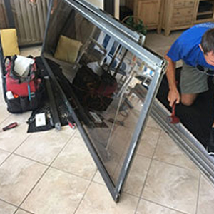 sliding glass door frame repair Hemet